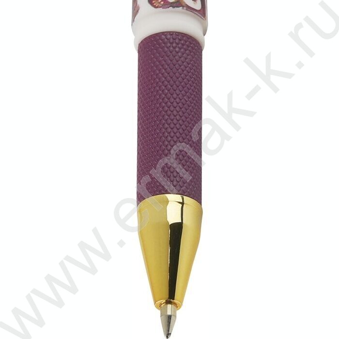 Ручка шар Mimiwrite.Flora.Ирисы синий 0,7мм /корпус SOFT TOUCH NEW | Фото 3