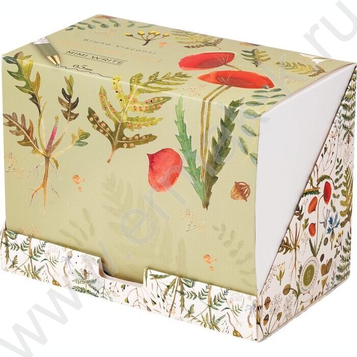 Ручка шар Mimiwrite.Flora.Луговые травы синий 0,7мм /корпус SOFT TOUCH NEW | Фото 7