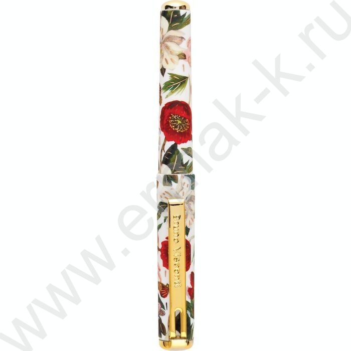 Ручка шар Mimiwrite.Flora.Пионы синий 0,7мм /корпус SOFT TOUCH NEW | Фото 2