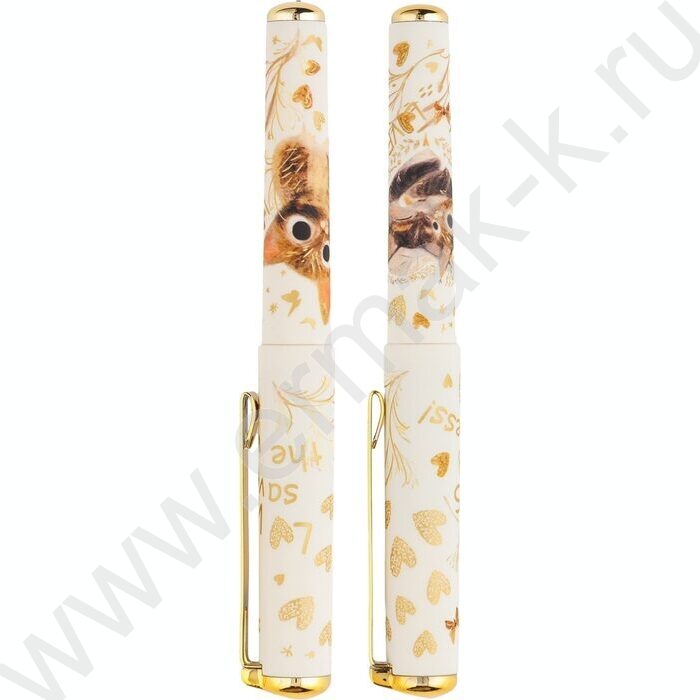 Ручка шар Mimiwrite.Love me.Милый котик синяя 0,5мм /корпус SOFT TOUCH NEW | Фото 2