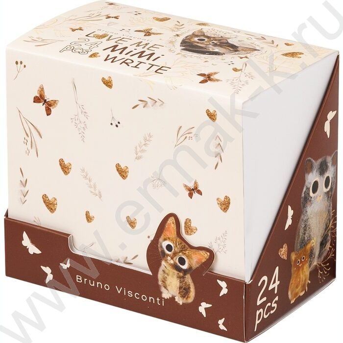 Ручка шар Mimiwrite.Love me.Милый котик синяя 0,5мм /корпус SOFT TOUCH NEW | Фото 7