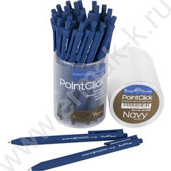 Ручка шар авт PointClick.Navy синяя 0,38мм ассорти NEW | Фото 3