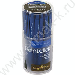 Ручка шар авт PointClick.Navy синяя 0,38мм ассорти NEW | Фото 4