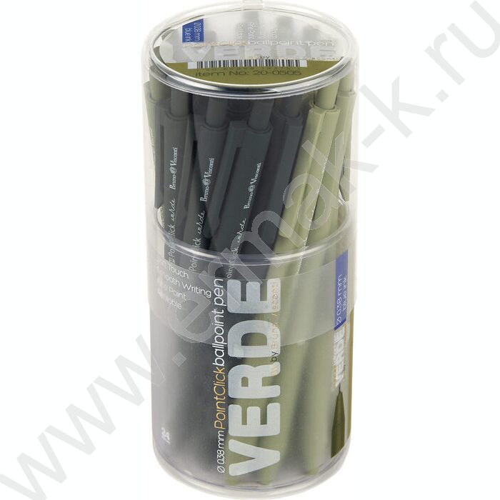 Ручка шар авт PointClick.Verde синяя 0,38мм ассорти NEW | Фото 8