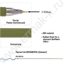 Ручка шар PointClick.Verde синяя 0,38мм NEW | Фото 3