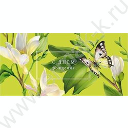 Конверт д/денег  83*167мм  "С Днем Рождения" NEW | Фото 1