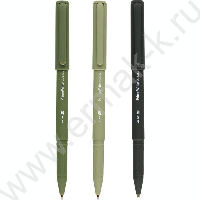 Ручка шар на масл.основе 0.7мм синяя PrimeWrite. Verde /корпус SOFT TOUCH NEW | Фото 1