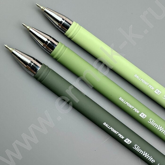 Ручка шар SlimWrite.Verde синяя 0,5мм /корпус SOFT TOUCH NEW | Фото 9