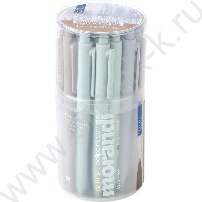 Ручка шар авт SoftClick.Morandi синяя 0,7мм NEW | Фото 5
