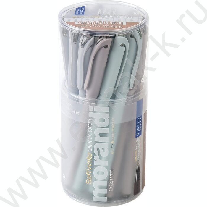 Ручка шар на масл.основе 0,5мм синяя SoftWrite.Morandi /корпус SOFT TOUCH NEW | Фото 8