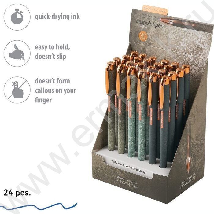 Ручка шар Stone 0,38мм /корпус SOFT TOUCH NEW | Фото 4