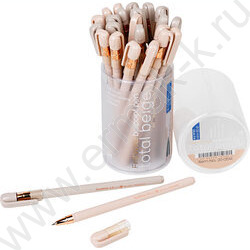 Ручка шар Total Beige синяя 0,5мм /корпус SOFT TOUCH ассорти NEW | Фото 4