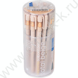 Ручка шар Total Beige синяя 0,5мм /корпус SOFT TOUCH ассорти NEW | Фото 5