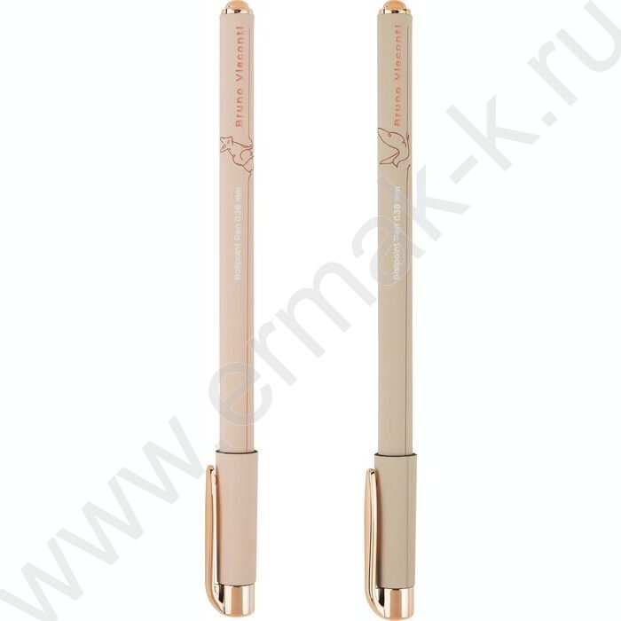 Ручка шар Total Beige синяя 0,38мм /корпус SOFT TOUCH ассорти NEW | Фото 2