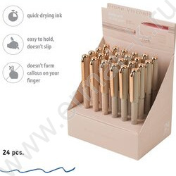 Ручка шар на масл.основе 0,5мм синяя Total Beige /корпус SOFT TOUCH NEW | Фото 4