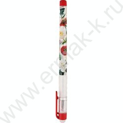 Ручка гелевая со стираемыми чернилами синяя 0,4мм DeleteSoftGrip.FLORA. BLOOM FLOWERS NEW | Фото 2