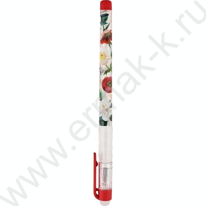 Ручка гелевая со стираемыми чернилами синяя 0,4мм DeleteSoftGrip.FLORA. BLOOM FLOWERS NEW | Фото 2