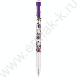 Ручка гелевая со стираемыми чернилами синяя 0,4мм DeleteSoftGrip.FLORA. BLOOM FLOWERS NEW | Фото 4
