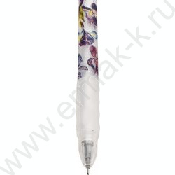 Ручка гелевая со стираемыми чернилами синяя 0,4мм DeleteSoftGrip.FLORA. BLOOM FLOWERS NEW | Фото 6