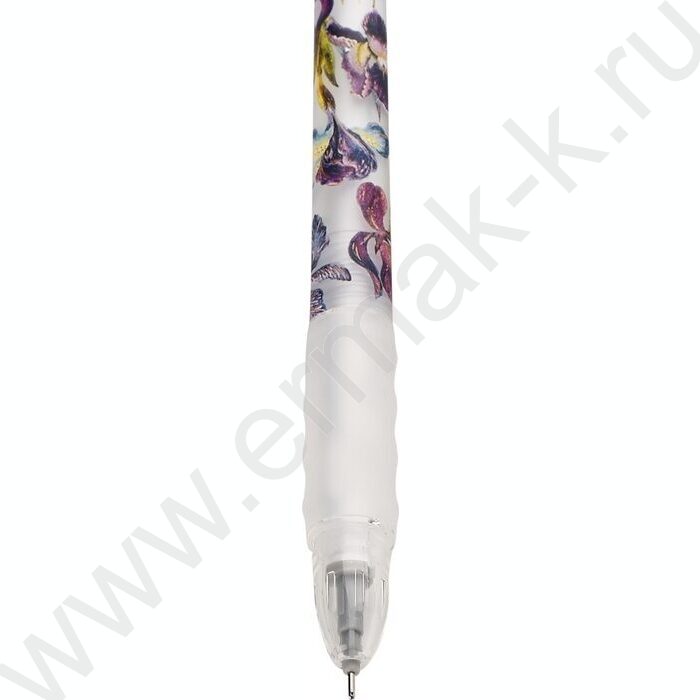 Ручка гелевая со стираемыми чернилами синяя 0,4мм DeleteSoftGrip.FLORA. BLOOM FLOWERS NEW | Фото 6