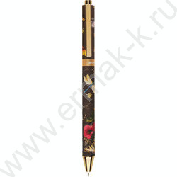 Ручка шар авт FAUNA.Бабочки /пл. SOFT TOUCH корп./  цвет чернил синий 0,38мм NEW | Фото 2