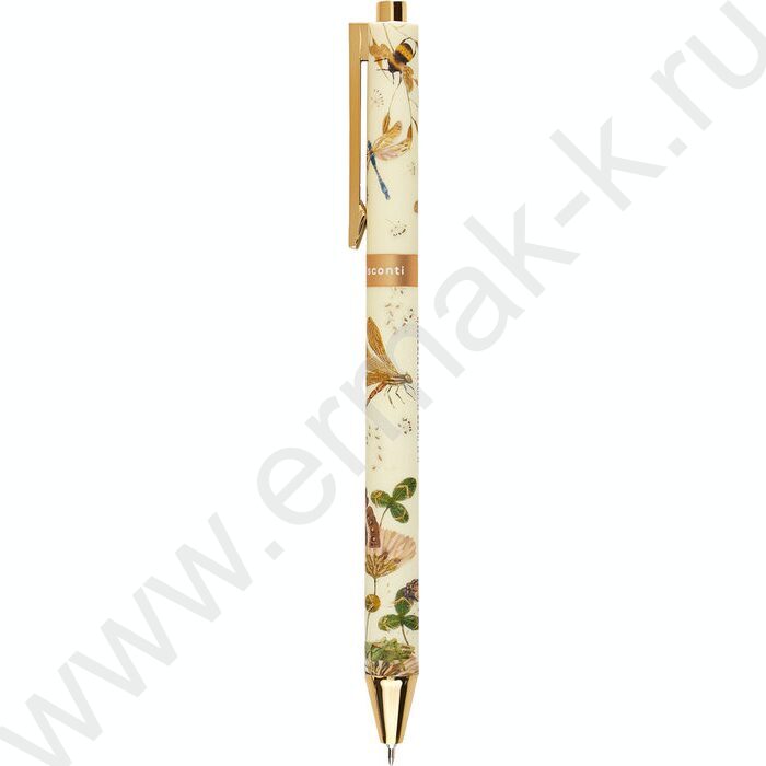 Ручка шар авт FAUNA.Бабочки /пл. SOFT TOUCH корп./  цвет чернил синий 0,38мм NEW | Фото 3