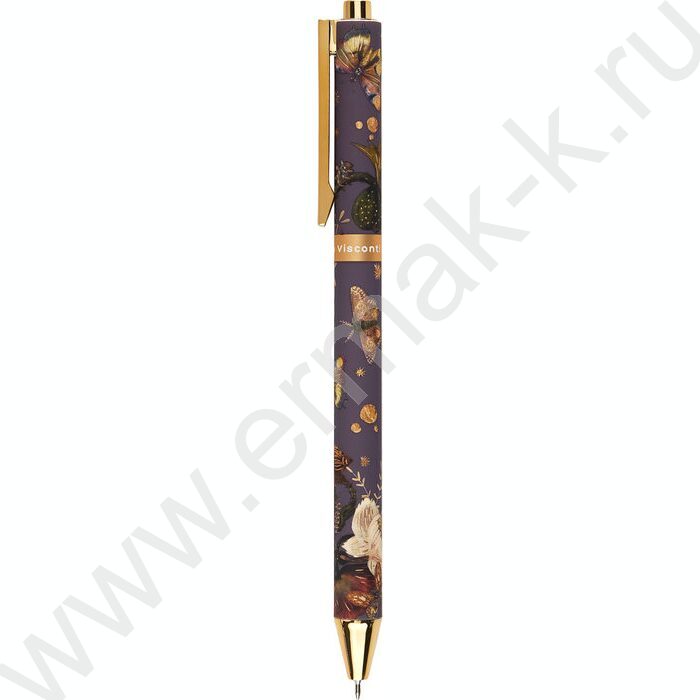 Ручка шар авт FAUNA.Бабочки /пл. SOFT TOUCH корп./  цвет чернил синий 0,38мм NEW | Фото 5