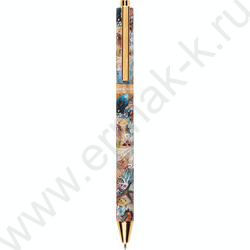 Ручка шар авт FAUNA /пл. SOFT TOUCH корп./  цвет чернил синий 0,38мм NEW | Фото 6