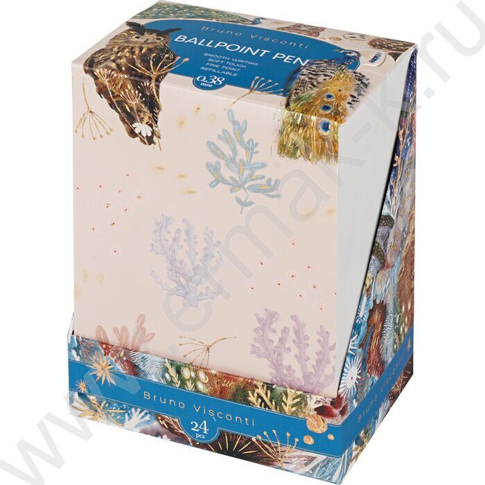 Ручка шар авт FAUNA /пл. SOFT TOUCH корп./  цвет чернил синий 0,38мм NEW | Фото 8