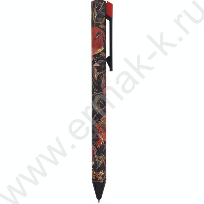 Ручка гелевая черная 0,38мм FLORA.BLACK NIGHT /корпус SOFT TOUCH NEW | Фото 1