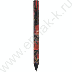 Ручка гелевая черная 0,38мм "FLORA.BLACK NIGHT" /корпус SOFT TOUCH NEW | Фото 2