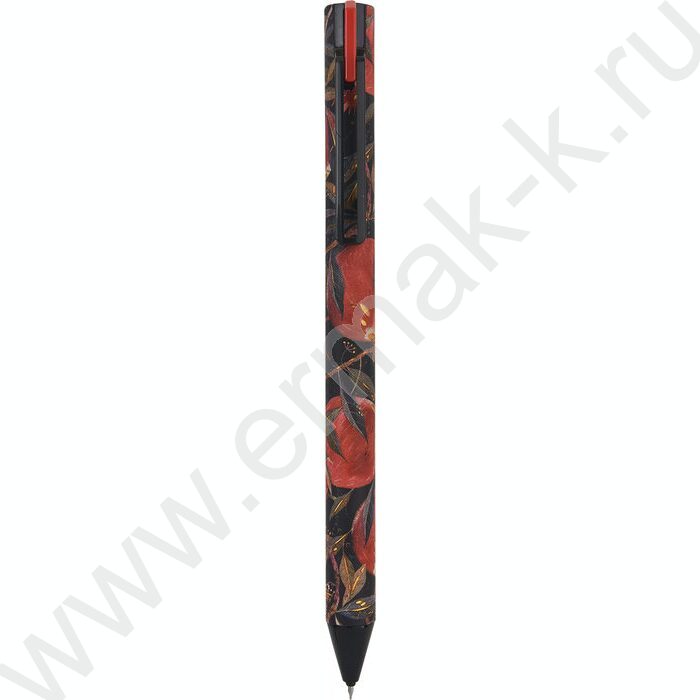 Ручка гелевая черная 0,38мм FLORA.BLACK NIGHT /корпус SOFT TOUCH NEW | Фото 2