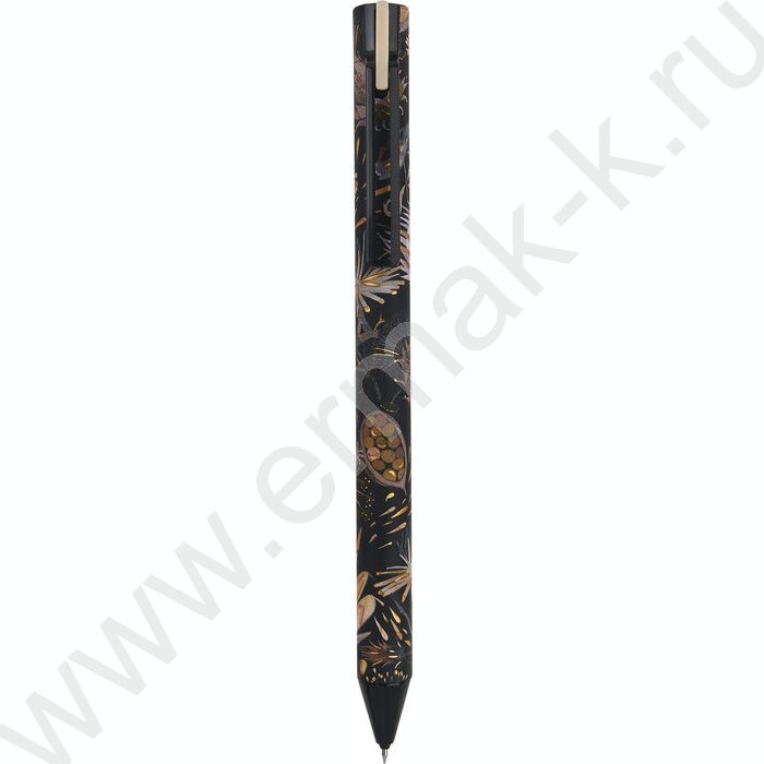 Ручка гелевая черная 0,38мм FLORA.BLACK NIGHT /корпус SOFT TOUCH NEW | Фото 6