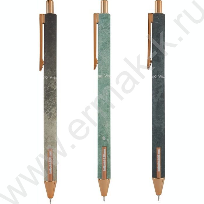 Ручка шар авт Stone синяя 0,38мм /корпус SOFT TOUCH NEW | Фото 1