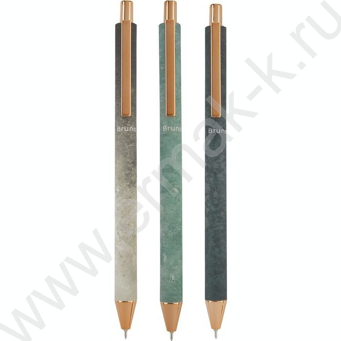 Ручка шар авт Stone синяя 0,38мм /корпус SOFT TOUCH NEW | Фото 2