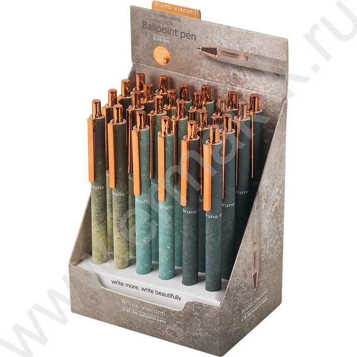 Ручка шар авт Stone синяя 0,38мм /корпус SOFT TOUCH NEW | Фото 4