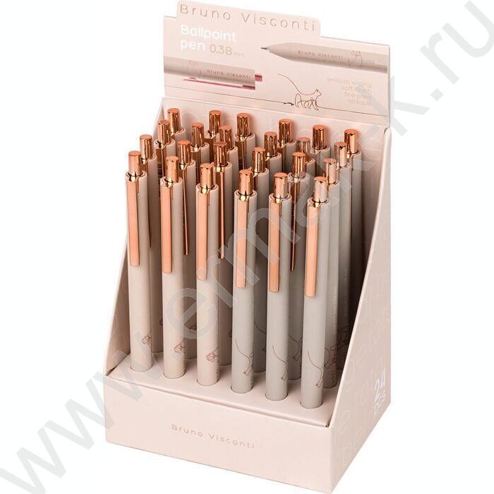 Ручка шар авт TOTALBEIGE синяя 0,38мм /корпус SOFT TOUCH NEW | Фото 5