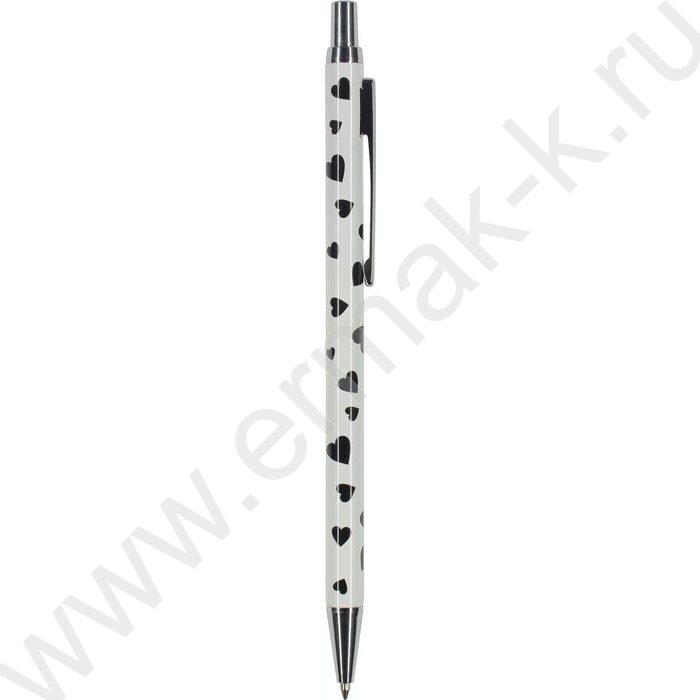 Ручка шар авт Felicita Сердечки /мет. корп./ футляр цвет чернил синий 0,7мм NEW | Фото 2