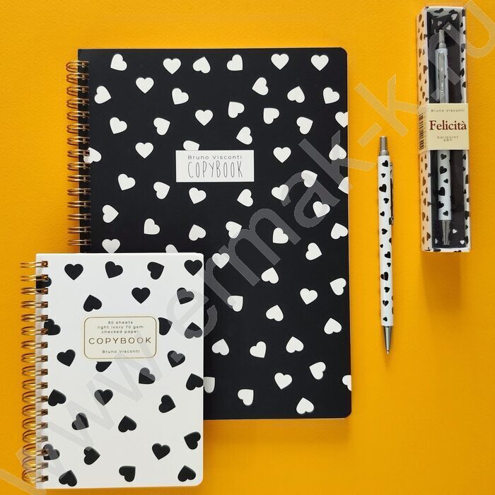 Ручка шар авт Felicita Сердечки /мет. корп./ футляр цвет чернил синий 0,7мм NEW | Фото 6