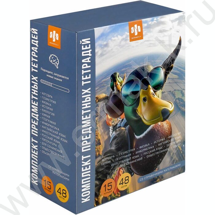 Тетрадь предметная 48л Набор 15шт "Селфи" /выборочный ТВИН-лак/ NEW | Фото 1