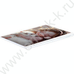 Блокнот  40л А6 "Девочка в наушниках и котенок" /клетка,глянц.лам.,мягкий переплёт (1 скоба) NEW | Фото 2