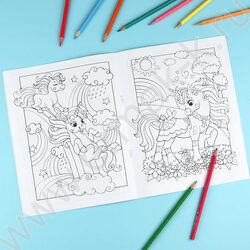 Раскраска 200*260 Любимая раскраска.Милые единороги NEW | Фото 6