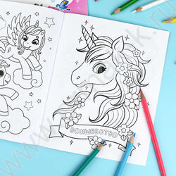 Раскраска А5 Единороги NEW | Фото 8