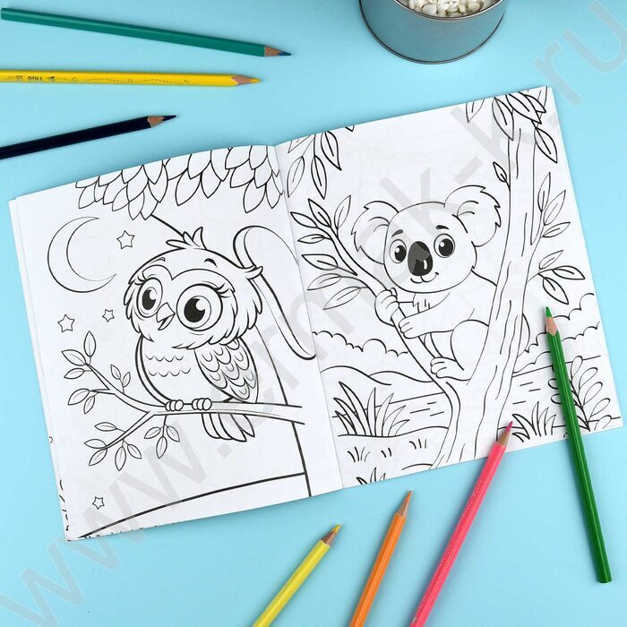 Раскраска А5 Милые животные NEW | Фото 5