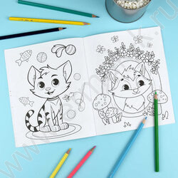 Раскраска А5 Милые животные NEW | Фото 7