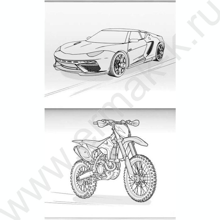 Раскраска А5 Транспорт NEW | Фото 2