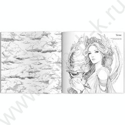 Раскраска 215*215 Красивые девушки.Богини NEW | Фото 2