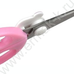 Ножницы 12*5,5см детские "Розовый мишка"  /нержавеющая сталь,симметричные NEW | Фото 4