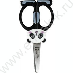 Ножницы 12*5,5см детские "Панда в очках"  /нержавеющая сталь,симметричные NEW | Фото 1