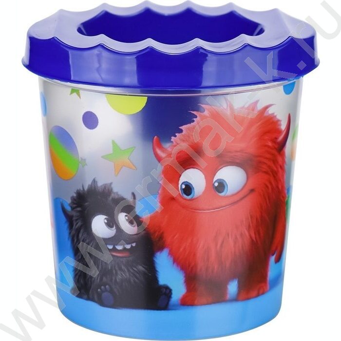 Стакан - непроливайка одинарный Забавные монстрики-2 NEW | Фото 1